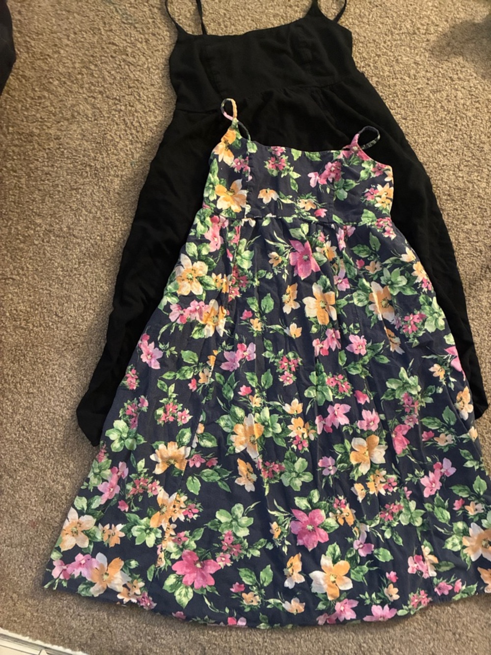 Old Navy midi Floral Maternity Sundress with Pastel Accents